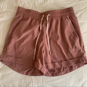 Dark blush Lululemon shorts 6